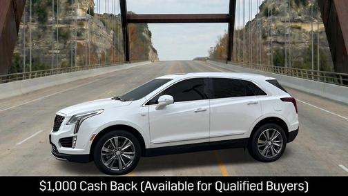 Crystal White Tricoat 2026 Cadillac XT5 Premium Luxury