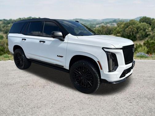 Crystal White Tricoat 2025 Cadillac Escalade V-Series