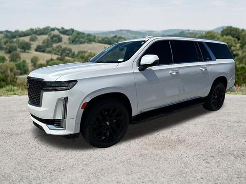 Crystal White Tricoat 2021 Cadillac Escalade ESV Premium Luxury