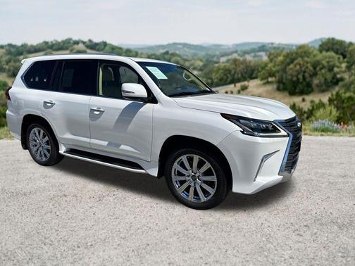 White Pearl 2020 Lexus LX 570 Three-Row