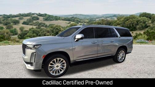Argent Silver Metallic 2024 Cadillac Escalade ESV Premium Luxury