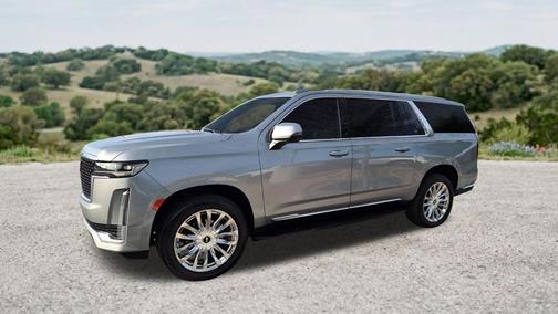 Argent Silver Metallic 2024 Cadillac Escalade ESV Premium Luxury