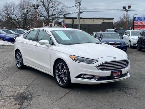 White Platinum 2017 Ford Fusion Titanium