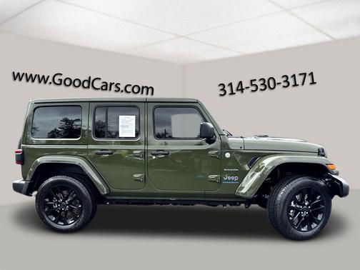 Sarge Green Clearcoat 2024 Jeep Wrangler 4xe Sahara