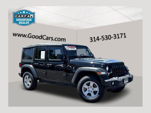 Black Clearcoat 2023 Jeep Wrangler Sport S