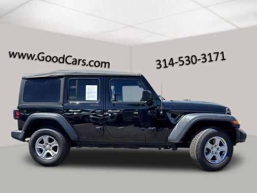 Black Clearcoat 2023 Jeep Wrangler Sport S