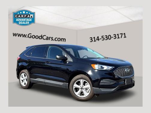 Agate Black Metallic 2024 Ford Edge SE