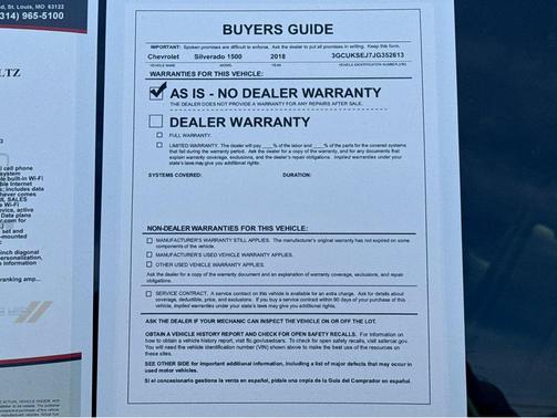 2018 Chevrolet Silverado 1500 LTZ