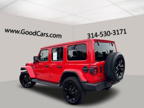 Firecracker Red Clearcoat 2025 Jeep Wrangler 4xe Sahara