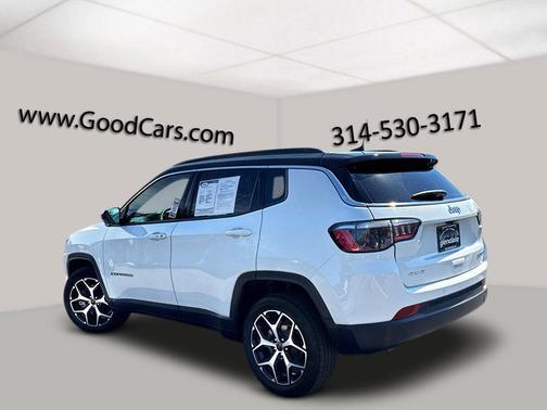 Bright White Clearcoat 2025 Jeep Compass Limited