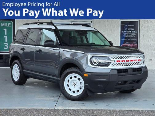 Gray Metallic 2025 Ford Bronco Sport Heritage