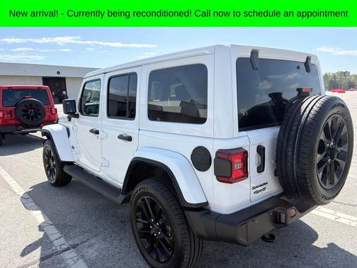 Bright White Clearcoat 2025 Jeep Wrangler 4xe Sahara