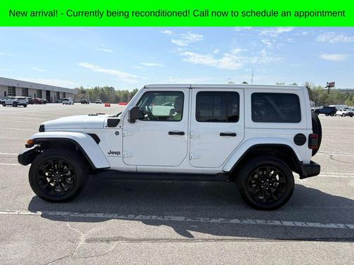 Bright White Clearcoat 2025 Jeep Wrangler 4xe Sahara