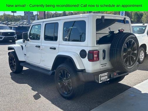 Bright White Clearcoat 2025 Jeep Wrangler 4xe Sahara