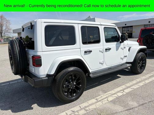 Bright White Clearcoat 2025 Jeep Wrangler 4xe Sahara