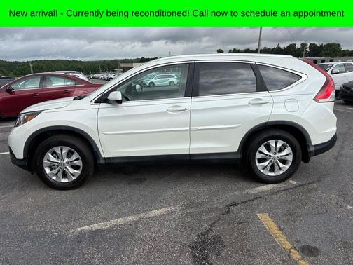 White 2013 Honda CR-V EX-L