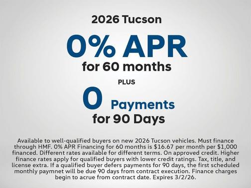 2026 Hyundai TUCSON Hybrid Blue SE