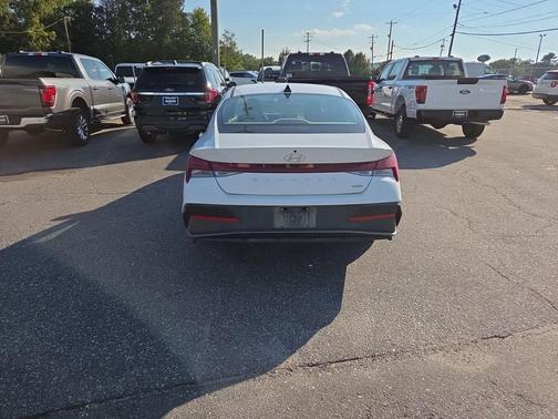 White 2025 Hyundai ELANTRA HEV Blue