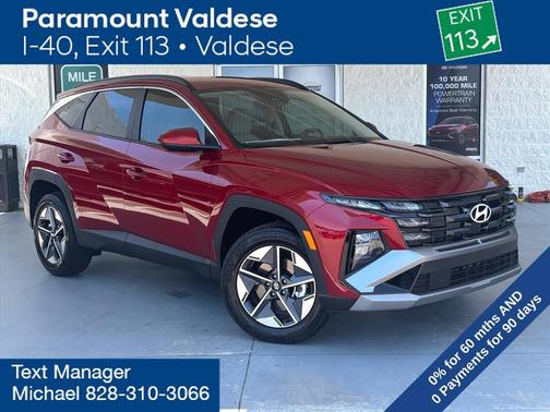 Red 2026 Hyundai TUCSON SEL