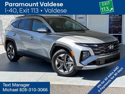 Shimmering Silver 2026 Hyundai TUCSON SEL