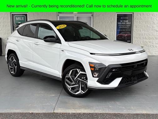 White 2024 Hyundai KONA N Line