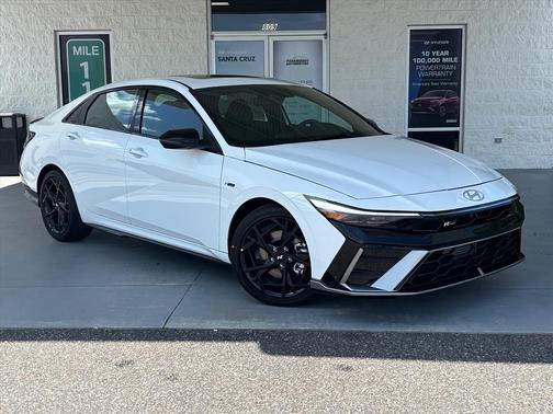 White 2026 Hyundai ELANTRA N Line