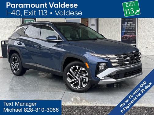 Blue 2026 Hyundai TUCSON Limited