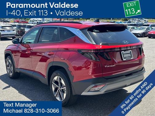 Red 2026 Hyundai TUCSON SEL Premium