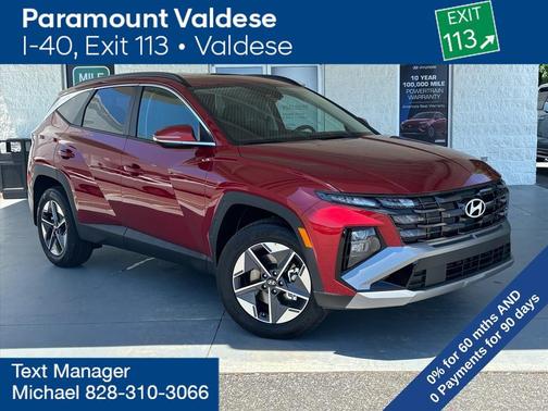Red 2026 Hyundai TUCSON SEL Premium