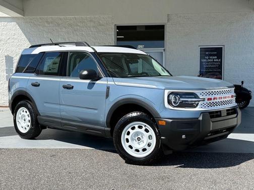 Azure Gray Metallic 2025 Ford Bronco Sport Heritage SUV
