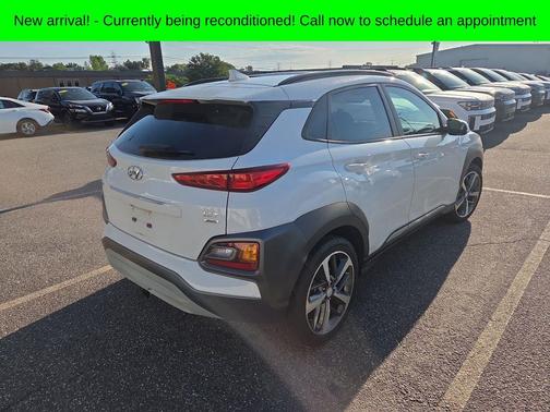 White 2020 Hyundai KONA Limited