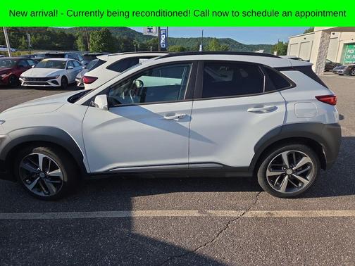 White 2020 Hyundai KONA Limited