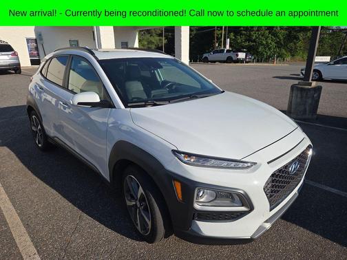 White 2020 Hyundai KONA Limited