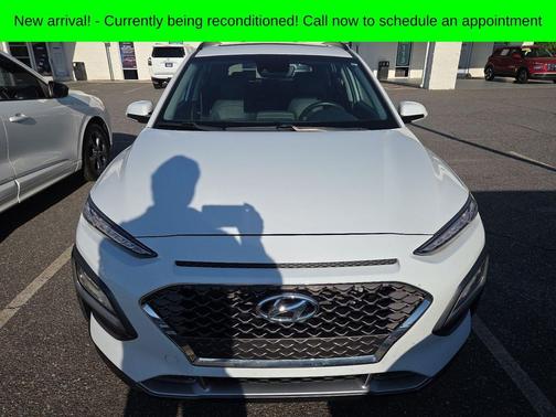 White 2020 Hyundai KONA Limited