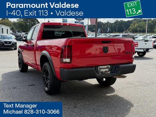 2022 RAM 1500 Classic Warlock Quad Cab 4x4 6'4' Box