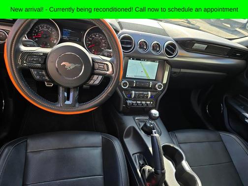 Orange 2018 Ford Mustang GT Premium