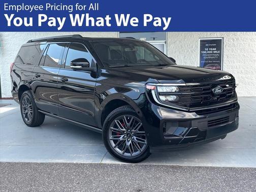 Black Metallic 2025 Ford Expedition Max Platinum