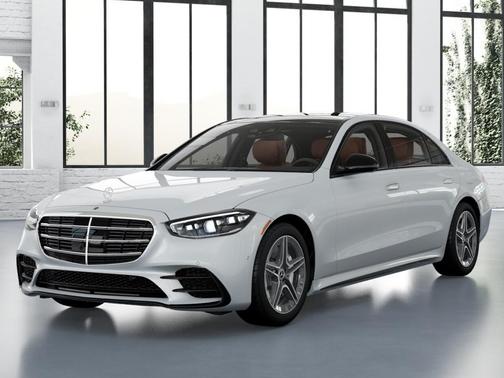 White 2026 Mercedes-Benz S-Class S 580e 4MATIC