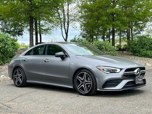 Grey 2021 Mercedes-Benz AMG CLA 35 4MATIC