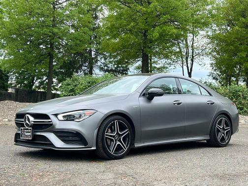 Grey 2021 Mercedes-Benz AMG CLA 35 4MATIC