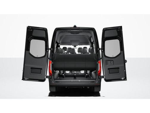 Jet Black 2025 Mercedes-Benz Sprinter 2500 Passenger 144 WB