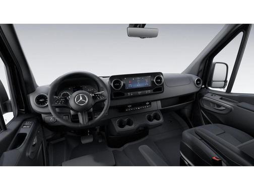 Jet Black 2025 Mercedes-Benz Sprinter 2500 Passenger 144 WB