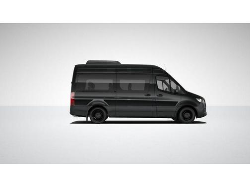 Jet Black 2025 Mercedes-Benz Sprinter 2500 Passenger 144 WB