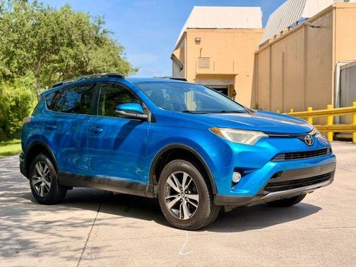 Blue 2018 Toyota RAV4 XLE
