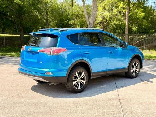 Blue 2018 Toyota RAV4 XLE