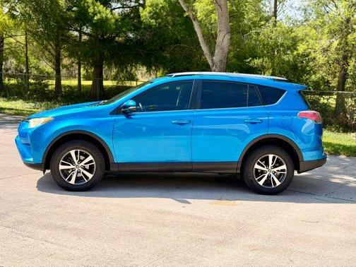 Blue 2018 Toyota RAV4 XLE