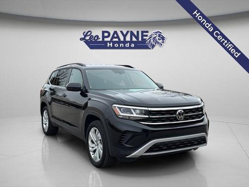 Deep Black 2021 Volkswagen Atlas 3.6L SE w/Technology