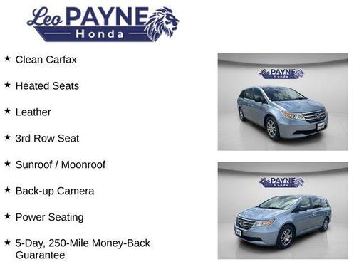 Celestial Blue Metallic 2011 Honda Odyssey EX-L