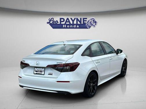 Platinum White Pearl 2026 Honda Civic Hybrid Sport
