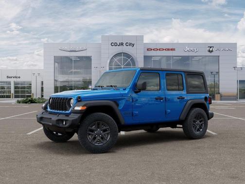 Hydro Blue Pearl 2026 Jeep Wrangler Sport